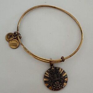 Alex and Ani Gold Hamsa Charm Bracelet